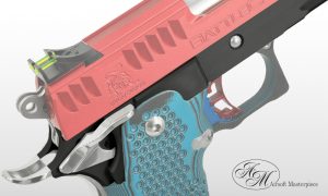 Airsoft Masterpiece Aluminum Frame – 3.9″ NO MARKING with Tactical Rail