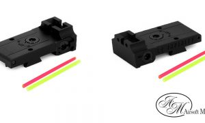 Airsoft Masterpiece Aluminum Rear Sight with Fiber for Hi-CAPA - Infinity