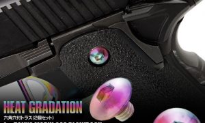 NINE BALL Hi-Capa Heat Gradation Grip Screws