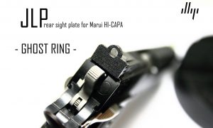 JLP GHOST RING C.Q.B. rear sight plate for TM Hi-Capa 5.1