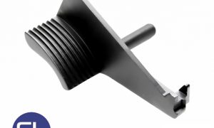 CL Project Design Stainless Steel CNC Thumb Rest Slide Stop (Black)
