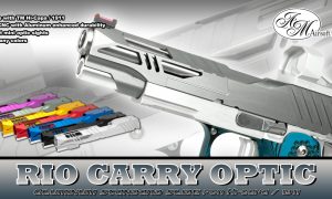 Airsoft Masterpiece Custom “RIO Carry Optic” Slide for Hi-CAPA/1911